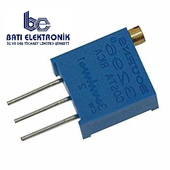 200R 3296W Dik Çok Turlu Trimpot